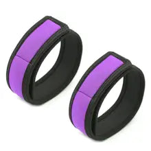 Puppy Accessory Armbands by Maskulo Berlin for role-playing, featuring purple and black design for BDSM and adult dog cosplay.
