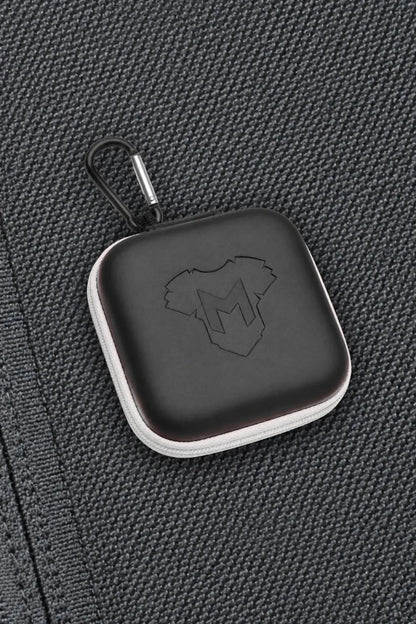 Leonardo Wanderlust. Carabiner Zip-Case. White