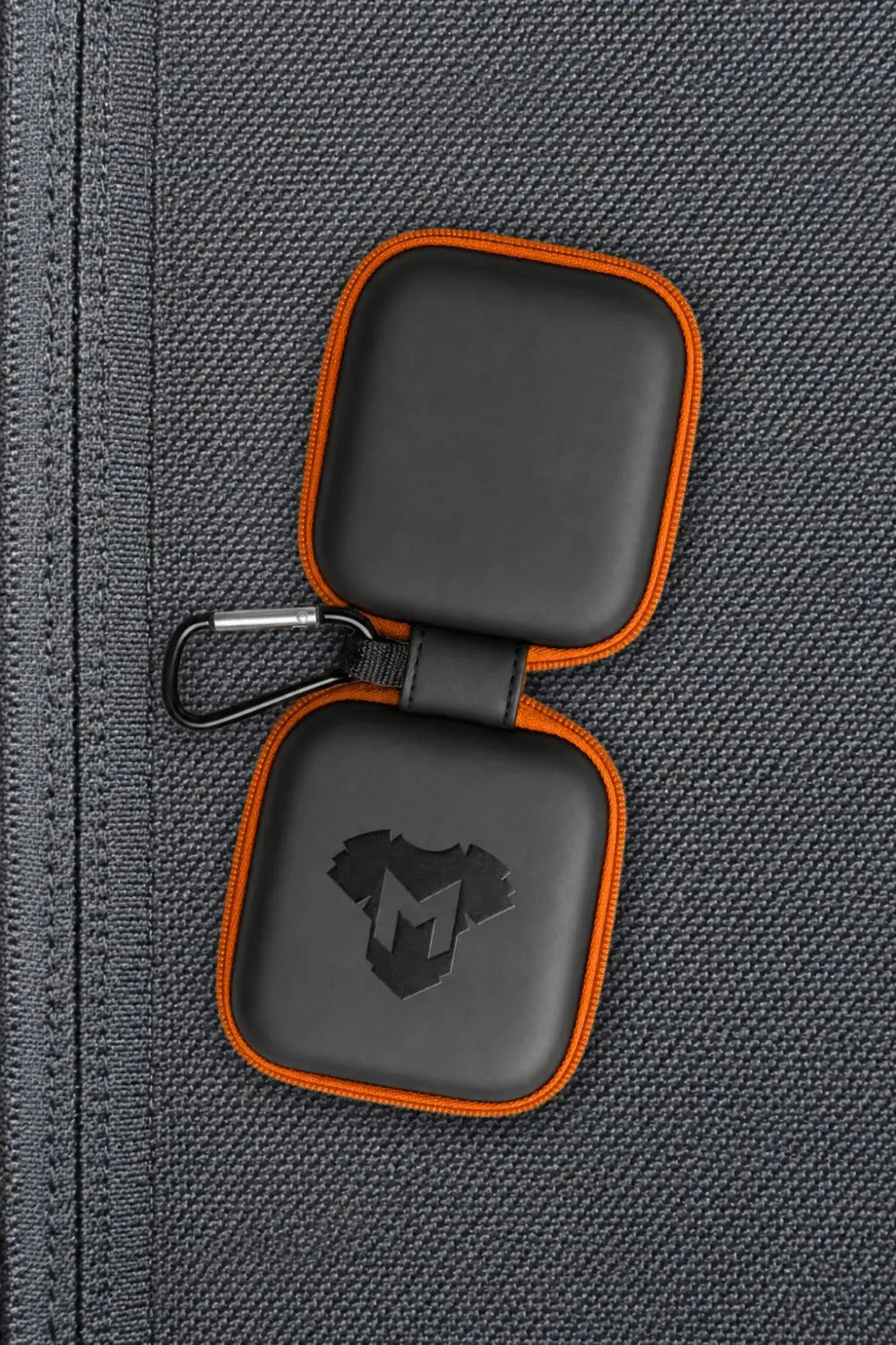 Jax Wanderlust. Carabiner Zip-Case. Orange
