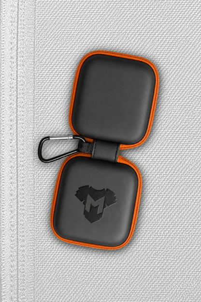 Jax Wanderlust. Carabiner Zip-Case. Orange