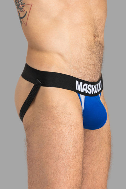 Captain-A Jock O-INSIDE-POUCH. Blue+Black