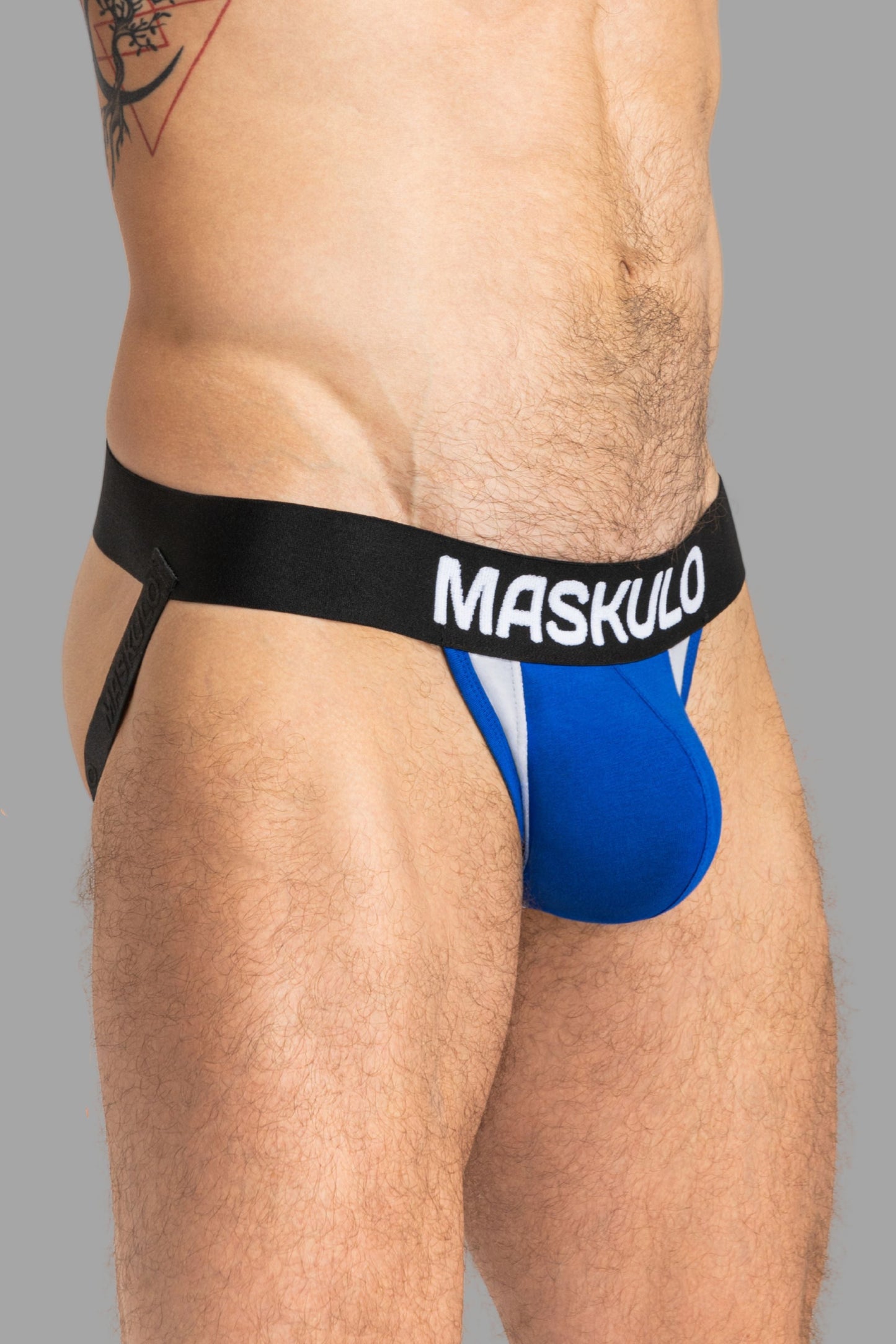 Captain-A Jock O-INSIDE-POUCH. Blue+Black