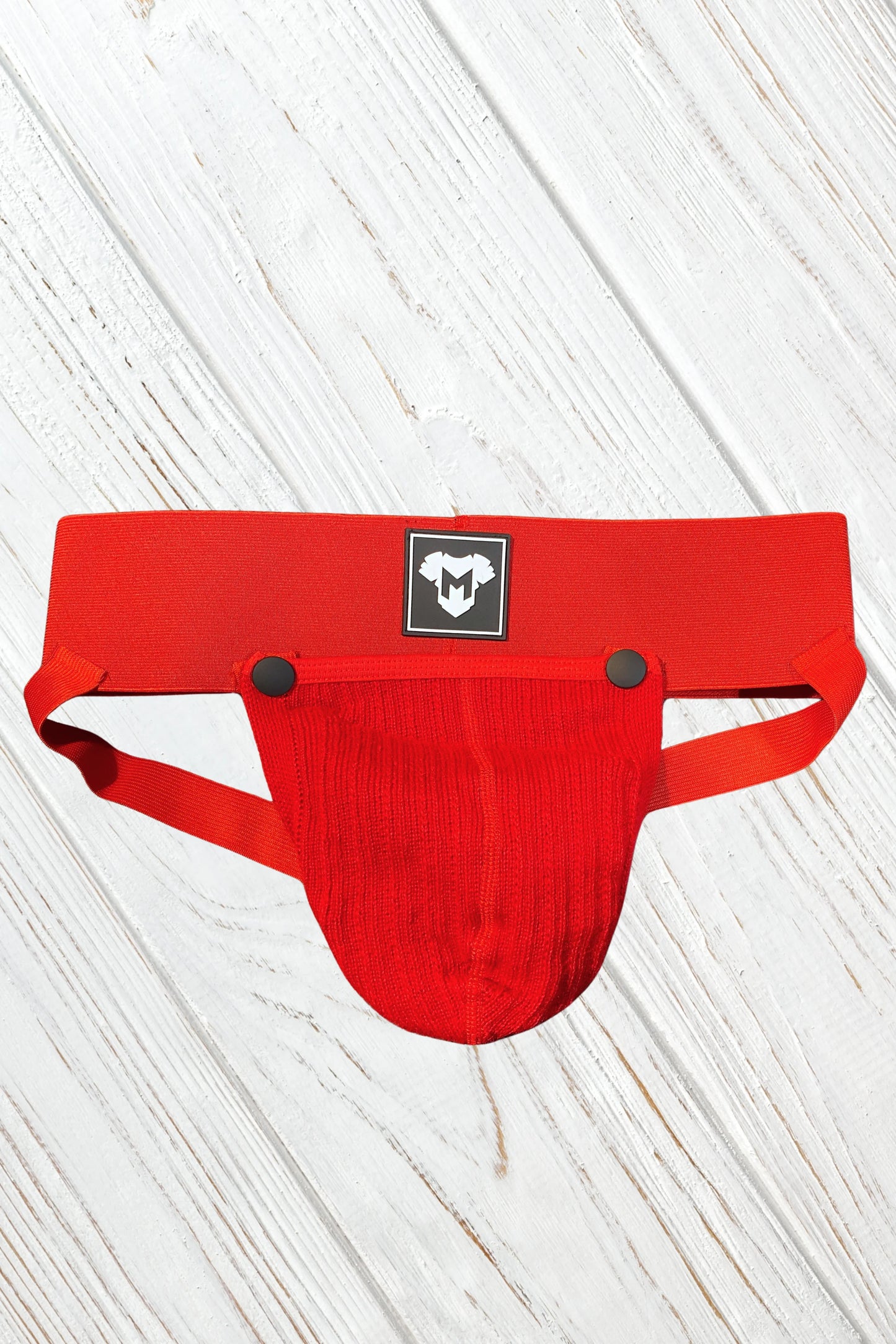 Dash Cyclone. Jockstrap with removable pouch. Red