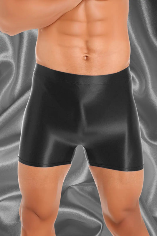 Urbo Ironsilk tight shorts. Black