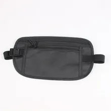 Maskulo NBG320 Thin Lightweight Gray Dark Waist Bag, compact and all-you-need, for gym, party, jogging, sports, travel, walking.