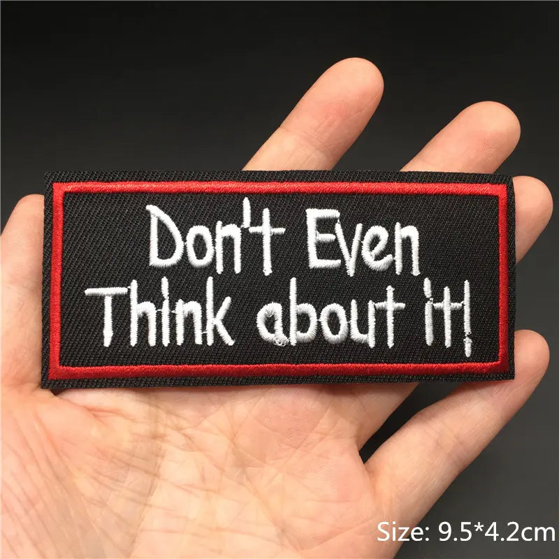 Defiant Slogan Patch from Maskulo Berlin