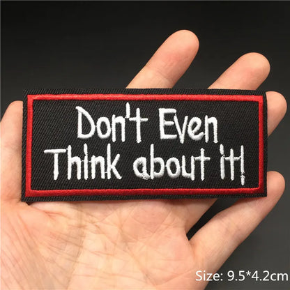 Defiant Slogan Patch from Maskulo Berlin