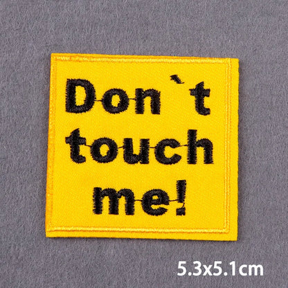 Novelty Warning Patch for maskulo.berlin city store