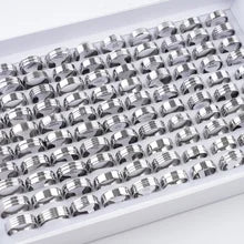Silver Stainless Steel Cocktail Ring from maskulo.berlin. Metal accessory for daily wear. Part of the Accessories. Arms And Hands category.