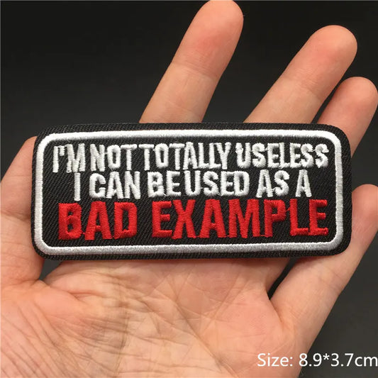 Blunt Statement Patch from Maskulo Berlin.