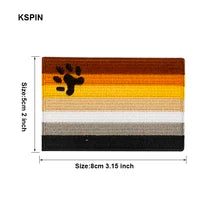 Rainbow Pride Embroidery Patch, Cotton, Embroidered, Home Iron-On Applique for DIY Clothes. Perfect for Daily Wear.