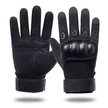 Black Hard Knuckle Fingerless Gloves for tactical and outdoor sports from Maskulo Berlin.