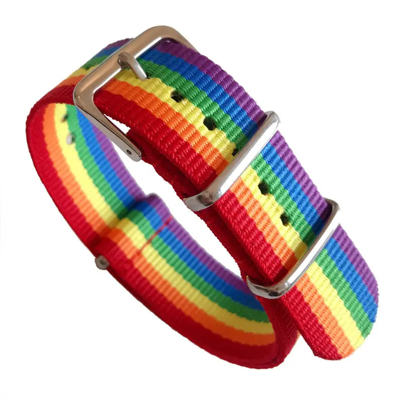 Maskulo Berlin Braided Pride Bracelet - a vibrant and meaningful accessory.