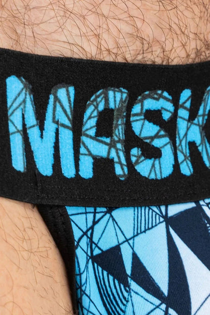 Armor Jock With Art-X Effect. Black And Blue - MJS156-Y1 - www.maskulo.berlin - Local store