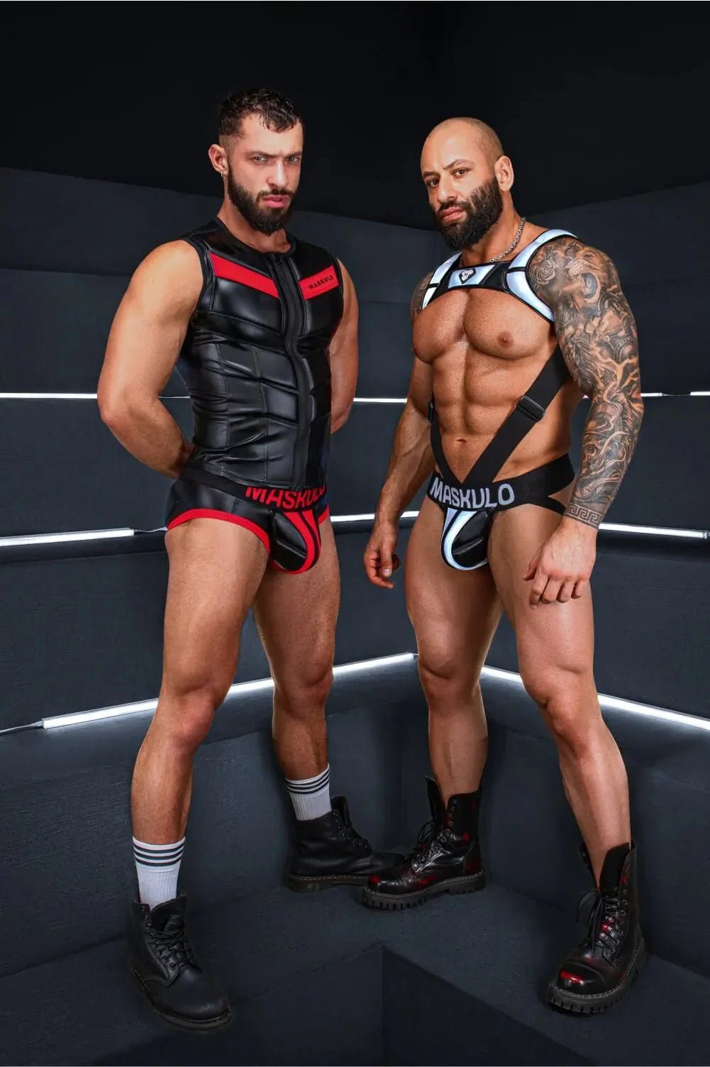 Armored 200-series. Zippered Vest. Red - MTP108-Y1 - www.maskulo.berlin - Local store