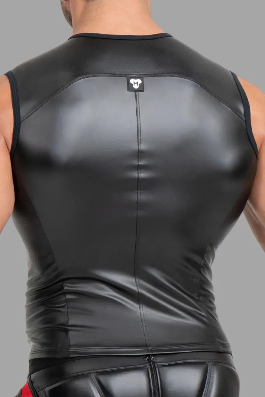 Armored 200-series. Zippered Vest. Red - MTP108-Y1 - www.maskulo.berlin - Local store