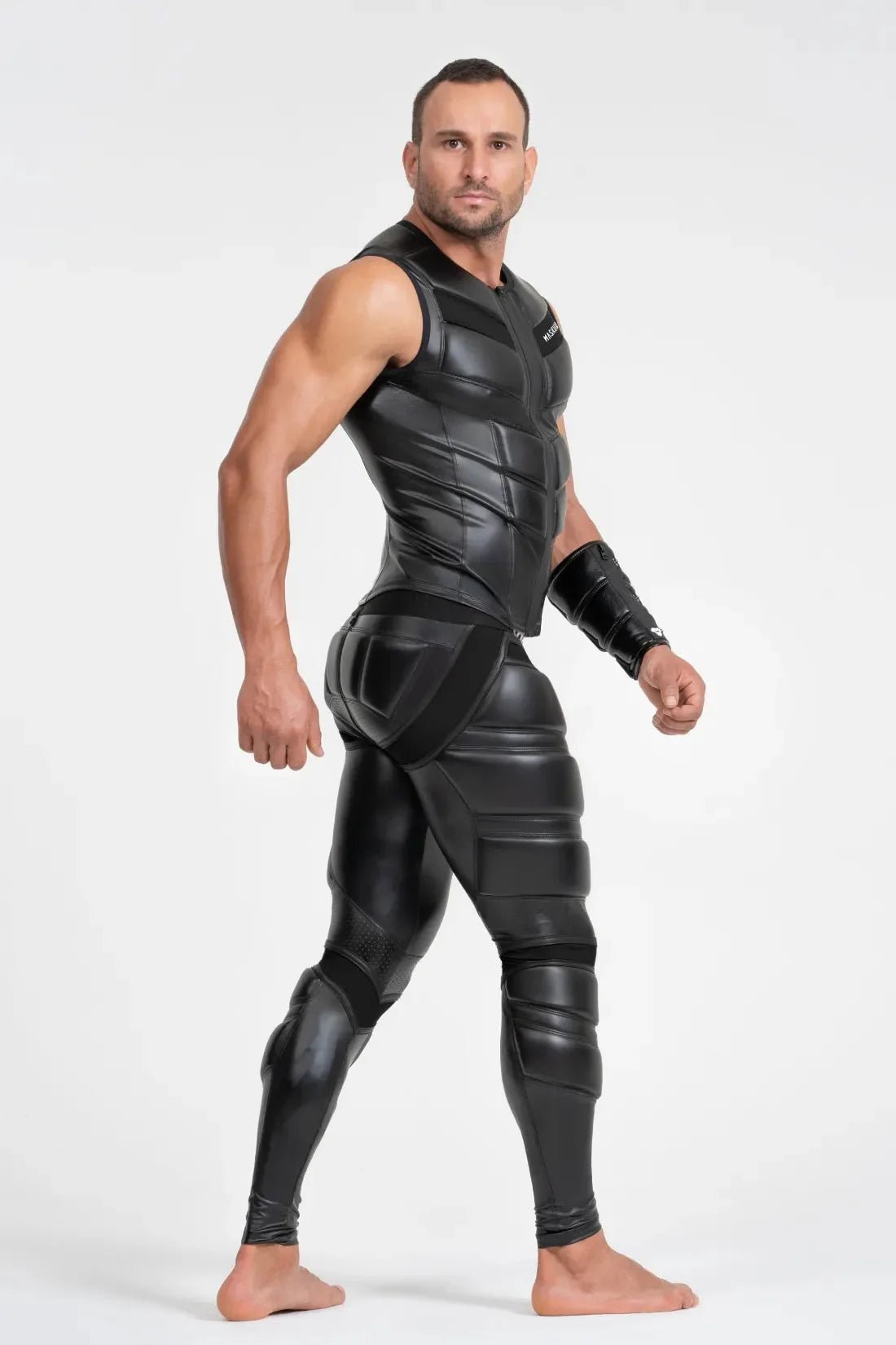 Armored Leggings 'Big Bulge'. Black - MLG107-Y1 4 - www.maskulo.berlin Local City Store