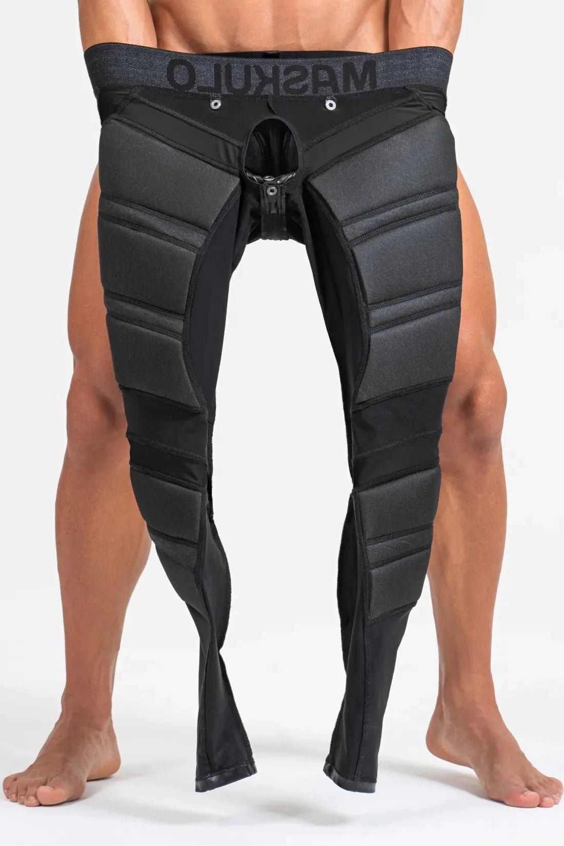 Armored Leggings 'Big Bulge'. Black - MLG107-Y1 7 - www.maskulo.berlin Local City Store