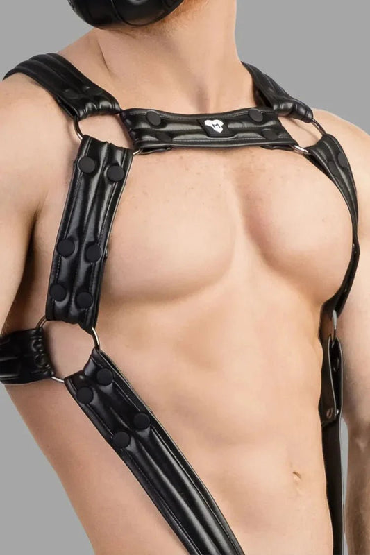 Armored Next. Body Harness. Black - MHR110-Y1 - www.maskulo.berlin - Local store