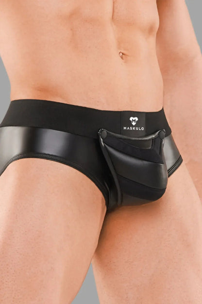 Armored Next. Men's Briefs. Black - MBR112-Y1 2 - www.maskulo.berlin Local City Store