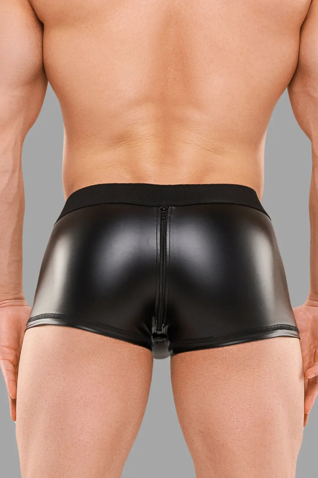 Armored Next. Men's Trunk Shorts. Black+Red - MTR103 - Y1 - www.maskulo.berlin - Local store