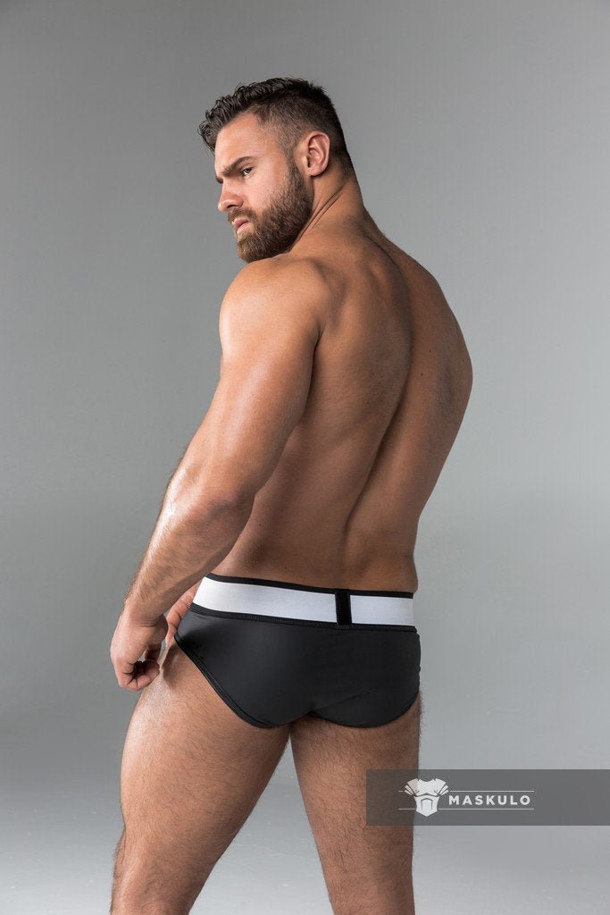 Armored Standard. Regular Rear Briefs. Black - MBR108-Y1 3 - www.maskulo.berlin Local City Store