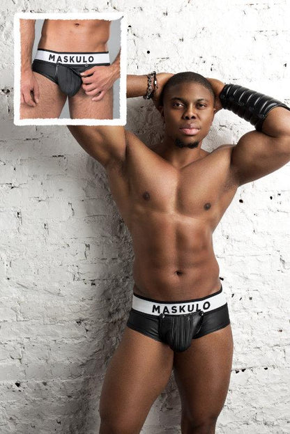 Armored Standard. Regular Rear Briefs. Black - MBR108-Y1 10 - www.maskulo.berlin Local City Store