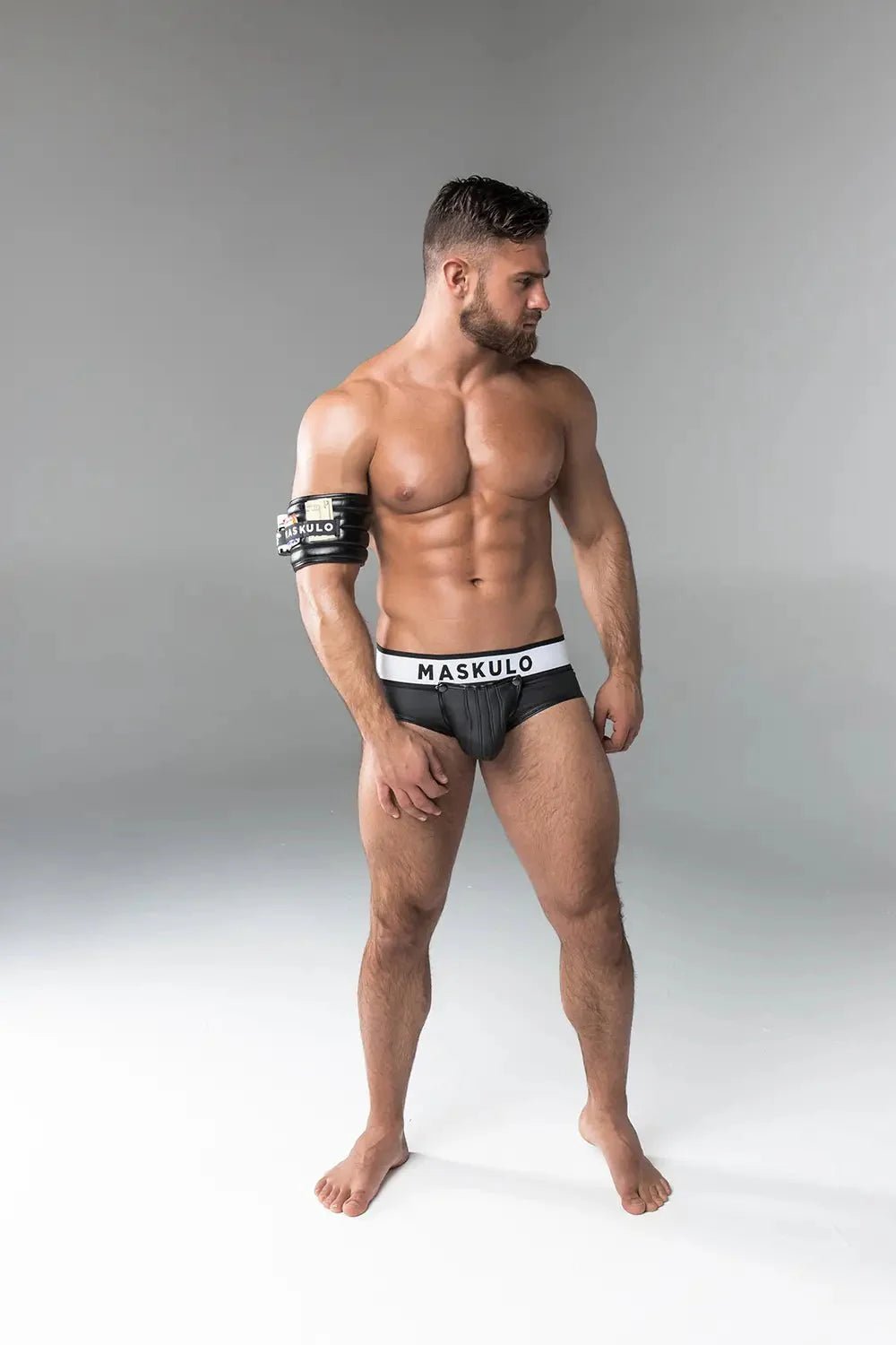 Armored Standard. Regular Rear Briefs. Black - MBR108-Y1 2 - www.maskulo.berlin Local City Store