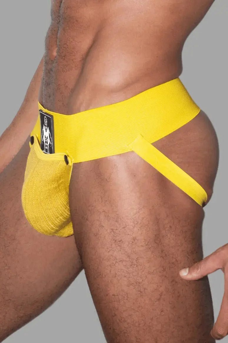 Brad Cyclone. Jockstrap With Removable Pouch. Yellow - MJS202-Y1 2 - www.maskulo.berlin Local City Store