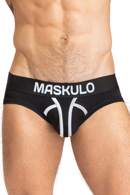 Buffalo Briefs With Bulge-In. Black - MBR139-Y1 - www.maskulo.berlin - Local store
