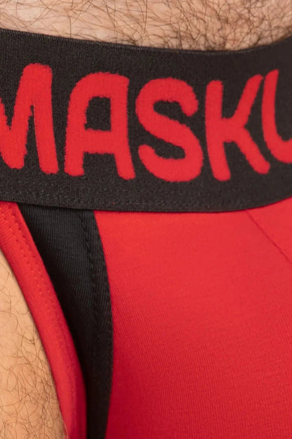 Captain-A Jock O-Inside-Pouch. Red And Black - MJS154-Y1 5 - www.maskulo.berlin Local City Store