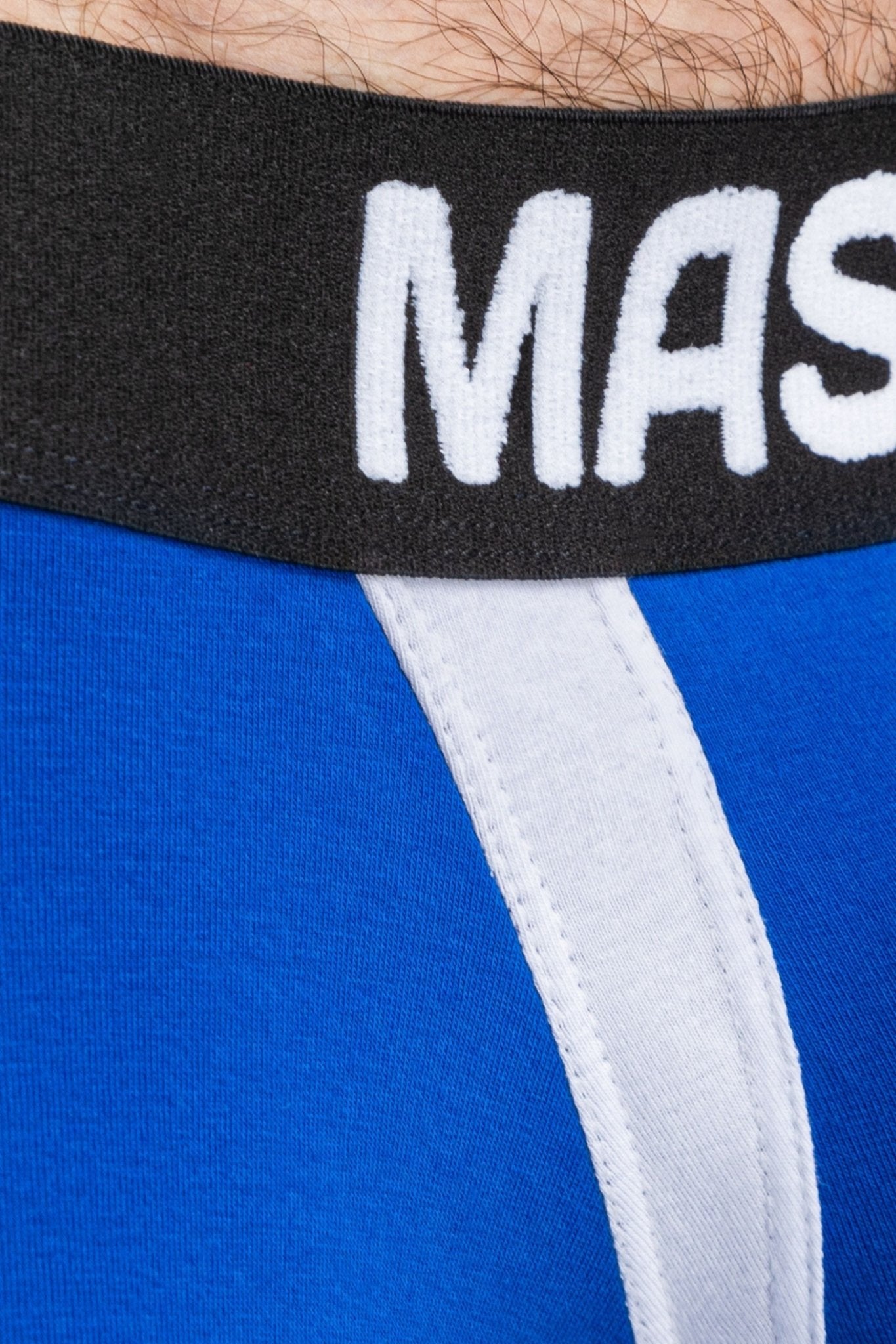CAPTAIN - A Trunk Shorts with O - Inside - POUCH. Blue Royal + White - MTR111 - Y2 - www.maskulo.berlin - Local store