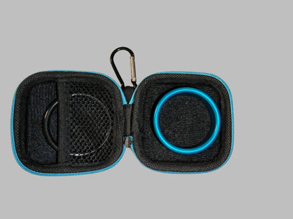 Carabiner case 6 cm. Black+Blue - MGC106 - YX - www.maskulo.berlin - Local store