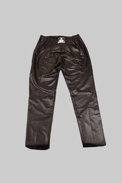 Carpenter Zipper Stretch PU Leather Leggings. Black &pn - MLG196-Y1 2 - www.maskulo.berlin Local City Store