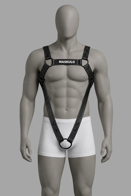 Corbin Thorso Body Harness - Black - MHR193-YX 2 - www.maskulo.berlin Local City Store