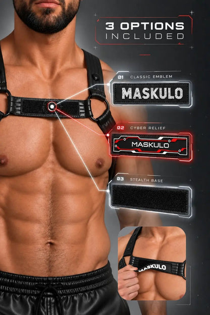 Corbin Thorso Body Harness - Black - MHR193-YX 3 - www.maskulo.berlin Local City Store