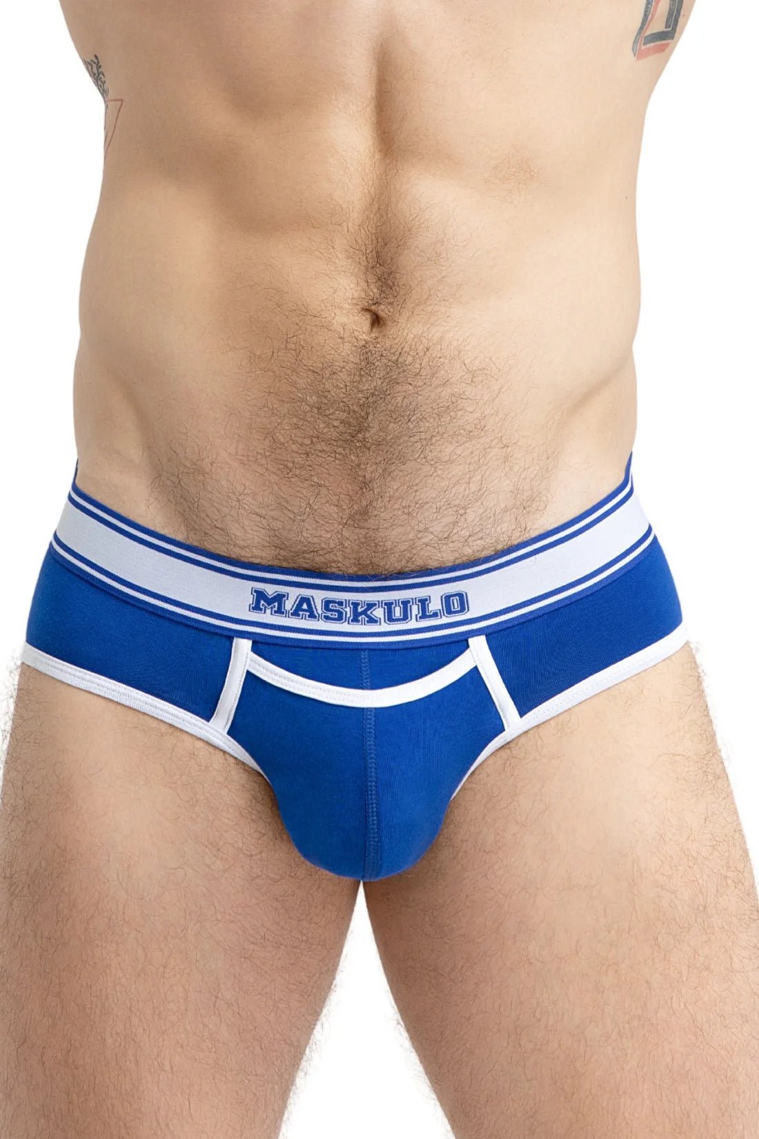Cotton Briefs. Royal Blue - MBR121-Y1 - www.maskulo.berlin - Local store