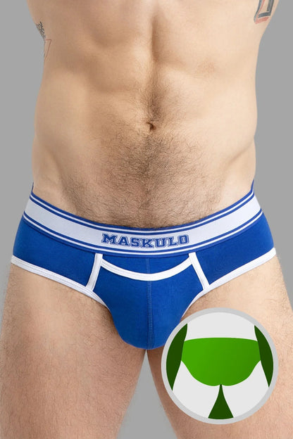 Cotton Briefs. Royal Blue - MBR121-Y1 - www.maskulo.berlin - Local store