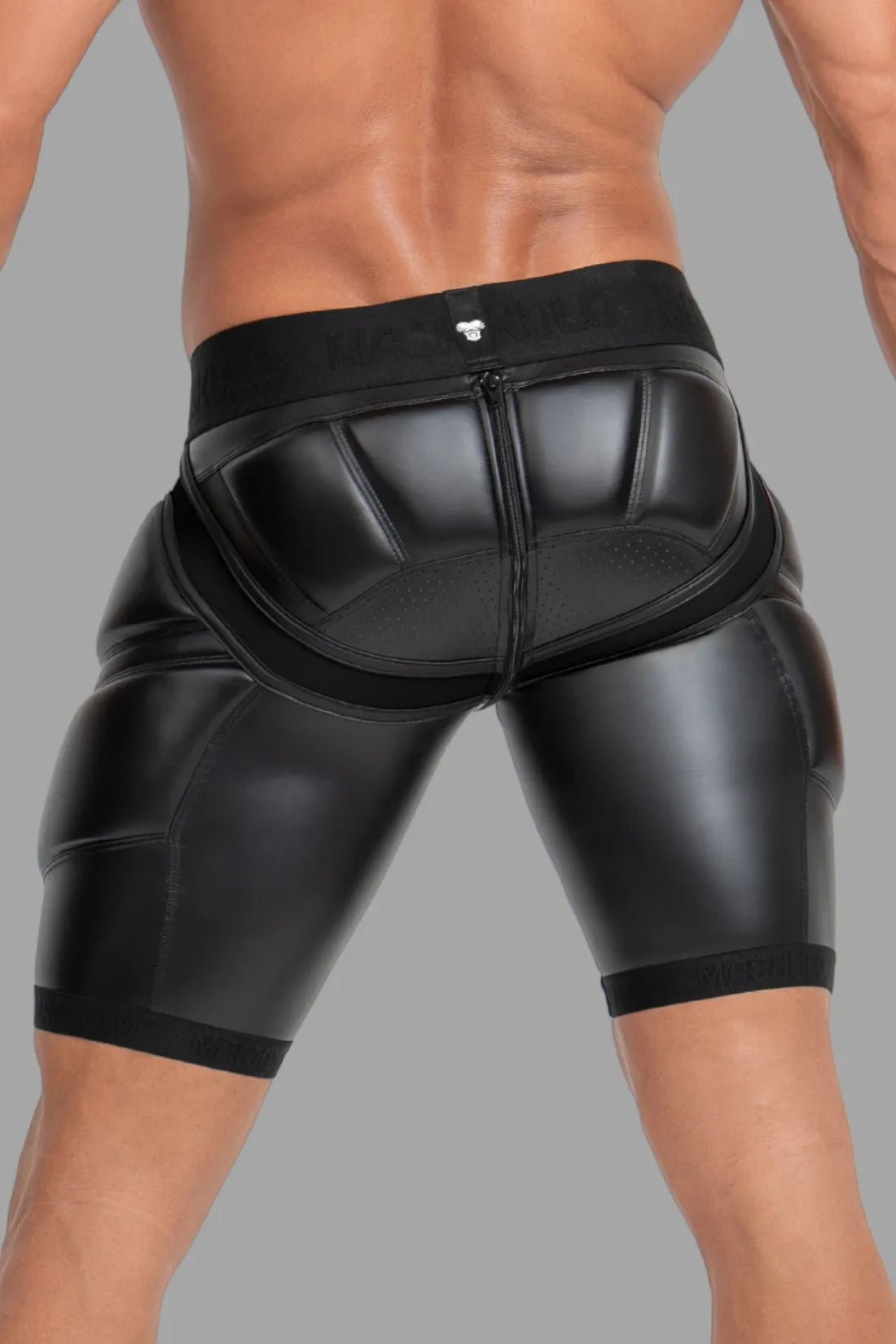 Cycling Shorts 'Big Bulge'. Black - MSH111 - Y1 - www.maskulo.berlin - Local store