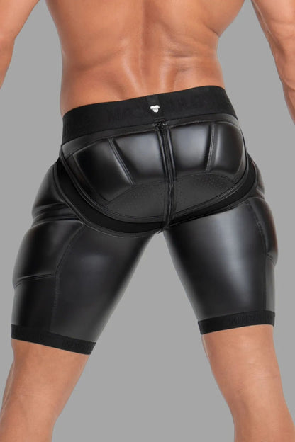 Cycling Shorts 'Big Bulge'. Black - MSH111 - Y1 - www.maskulo.berlin - Local store