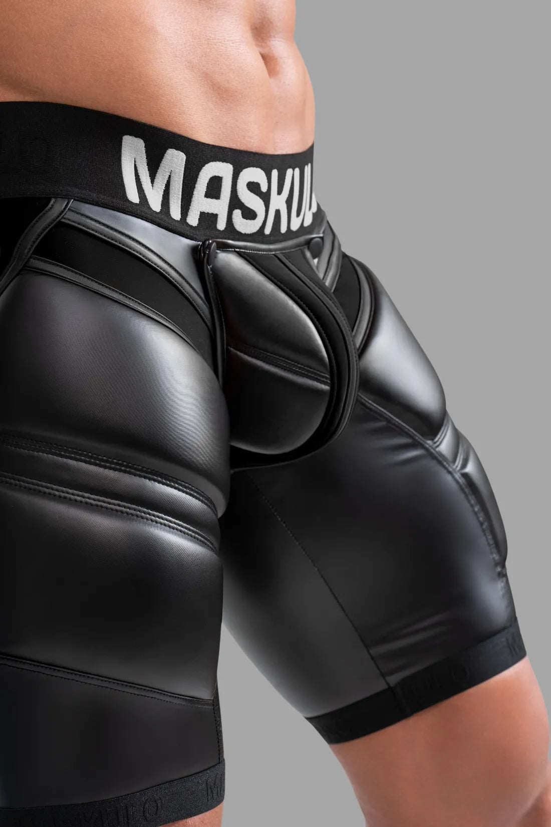 Cycling Shorts 'Big Bulge'. Black - MSH111 - Y1 - www.maskulo.berlin - Local store