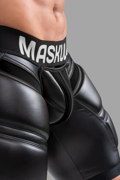 Cycling Shorts 'Big Bulge'. Black - MSH111 - Y1 - www.maskulo.berlin - Local store