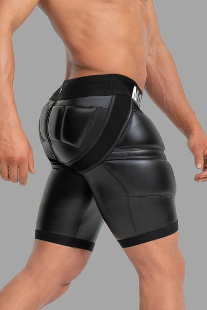 Cycling Shorts 'Big Bulge'. Black - MSH111 - Y1 - www.maskulo.berlin - Local store
