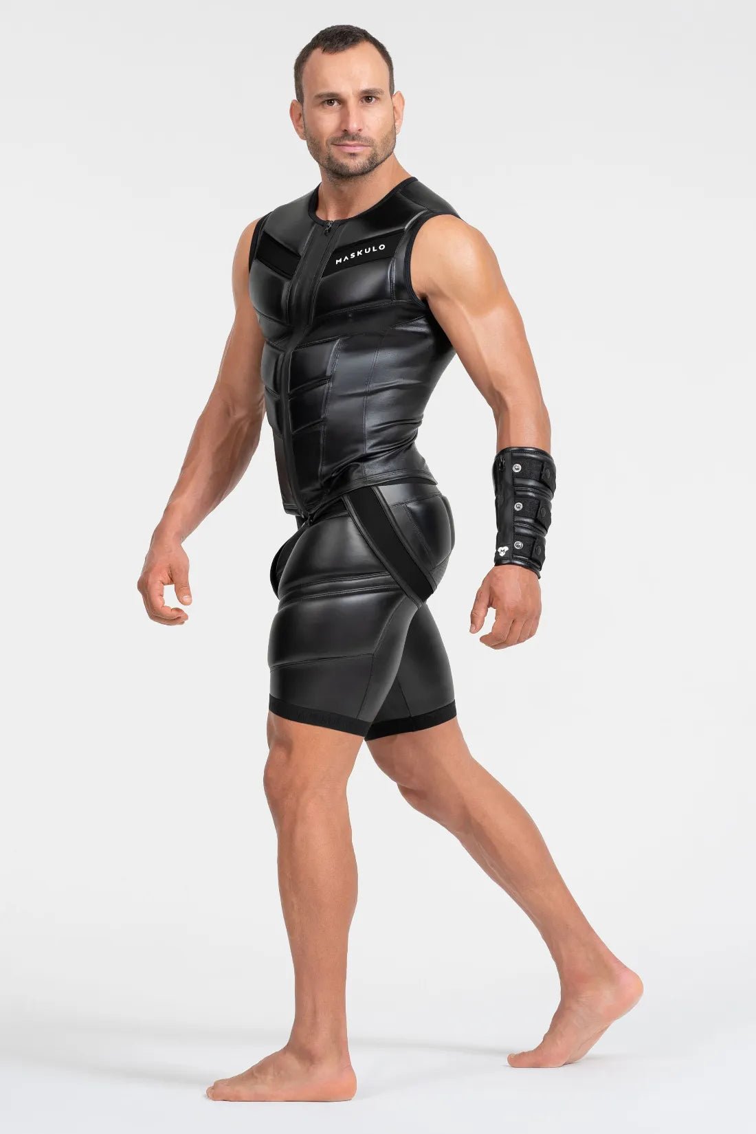 Cycling Shorts 'Big Bulge'. Black - MSH111 - Y1 - www.maskulo.berlin - Local store