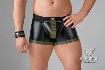 EnForce. Open Rear Trunk Shorts with Shot Belt Codpiece - MTR144-Y1 6 - www.maskulo.berlin Local City Store