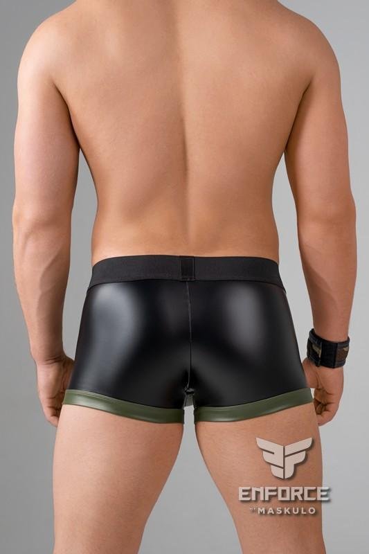 EnForce. Regular Rear Trunk Shorts with Shot Belt Codpiece - MTR145-Y1 - www.maskulo.berlin - Local store