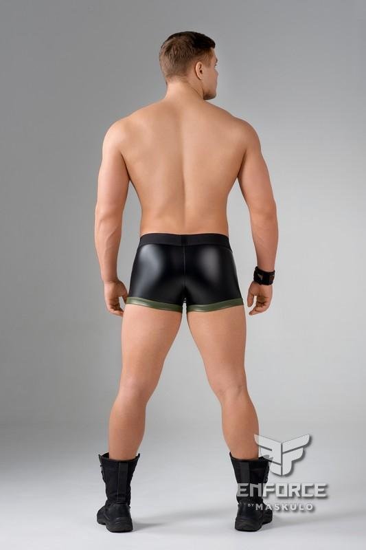 EnForce. Regular Rear Trunk Shorts with Shot Belt Codpiece - MTR145-Y1 - www.maskulo.berlin - Local store