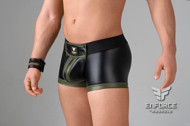 EnForce. Regular Rear Trunk Shorts with Waist-high Codpiece - MTR147-Y1 9 - www.maskulo.berlin Local City Store