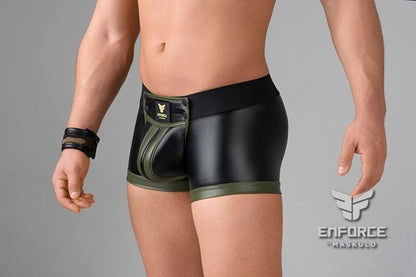 EnForce. Regular Rear Trunk Shorts with Waist-high Codpiece - MTR147-Y1 9 - www.maskulo.berlin Local City Store