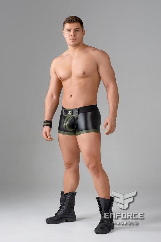 EnForce. Regular Rear Trunk Shorts with Waist-high Codpiece - MTR147-Y1 6 - www.maskulo.berlin Local City Store